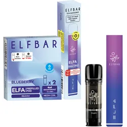 Elf Bar ELFA Starterset Purple Blueberry Nikotinfrei