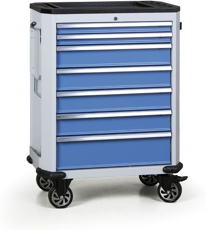 B2B Partner Werkzeugwagen EXPERT, 7 Schubladen, blau