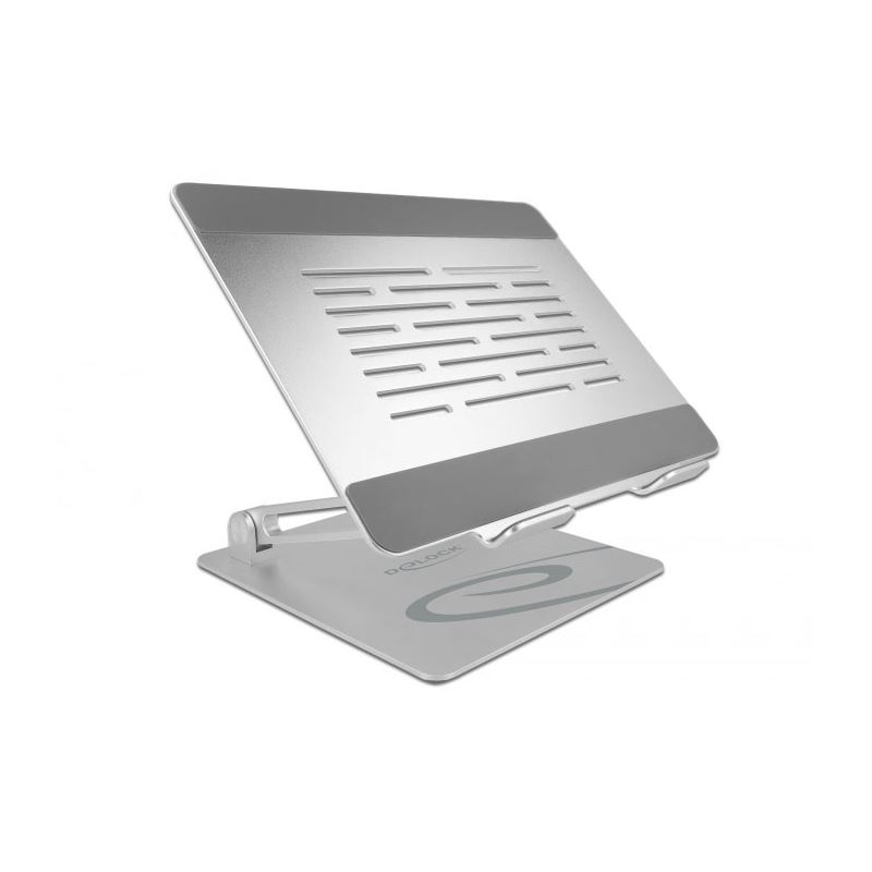 DELOCK Tablet und Notebook Standhalterung verstellbar Aluminium