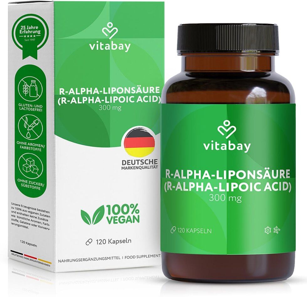 Vitabay R-Alpha-Liponsäure 300 Mg mit Thioctsäure Kapseln