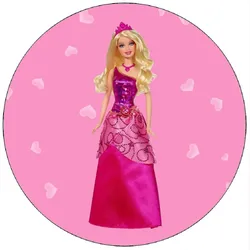 Essbares Papier, Barbie-Puppe, 19,5 cm