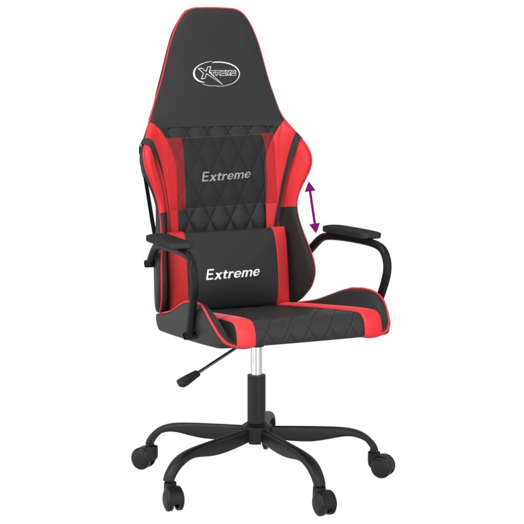 Syfax Gamestoel zwart en rood
