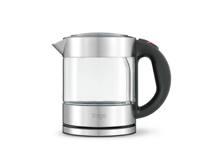 SAGE Wasserkocher Compact Kettle Pure , silber (schwarz, silberfarben, transparent), B:20cm H:19cm T:15cm, Wasserkocher, Wasserkocher