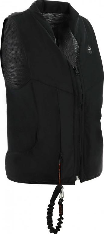 Equitheme Airsafe Erwachsenen Sicherheitsweste, Farbe:schwarz, Größe: L