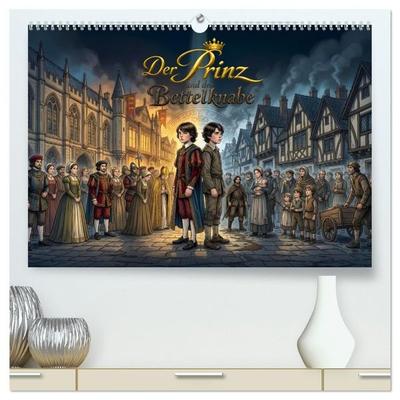 Der Prinz und der Bettelknabe (hochwertiger Premium Wandkalender 2027 DIN A2 quer), Kunstdruck in Hochglanz
