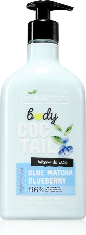 Bielenda Body Coctail Blue Matcha + Blueberry lait corporel régénérant nutrition et hydratation 400 ml