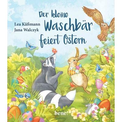 Der kleine Waschbär feiert Ostern, Gebundene Ausgabe von Lea Kässmann, Bene!, 978-3-96340-242-5