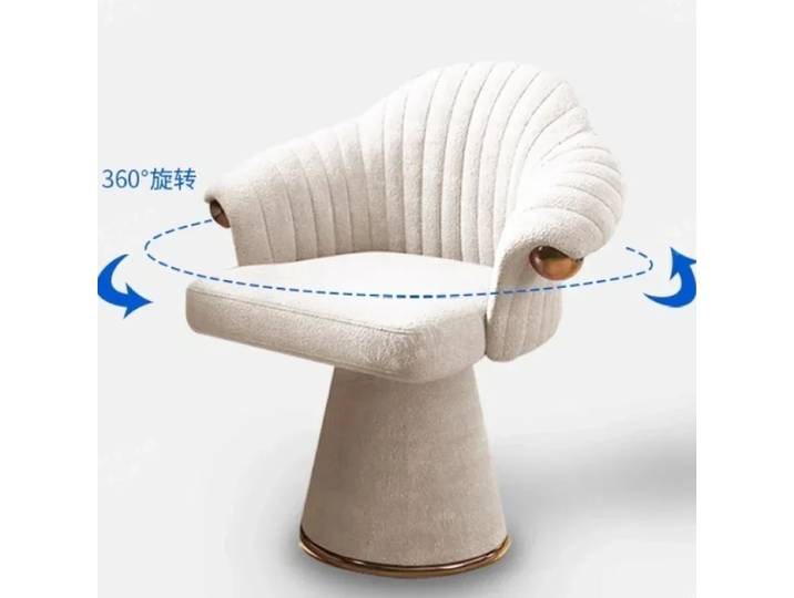 Chaise de coiffeuse, tabourets, ottomanes, chaises pivotantes pour salon, mobilier de chambre et de maison, tabouret de maquillage, chaise de maquillage, style luxe léger