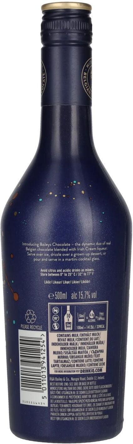 Baileys Chocolate Irish Cream Liqueur 15,7% Vol. 0,5l