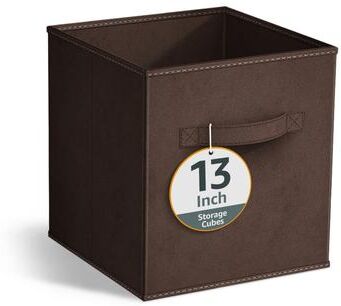"Sorbus 13"" Foldable Storage Cube Basket Lightweight Organization Solutions - Single Pack - 13"" L x 13"" W x 13"" H"