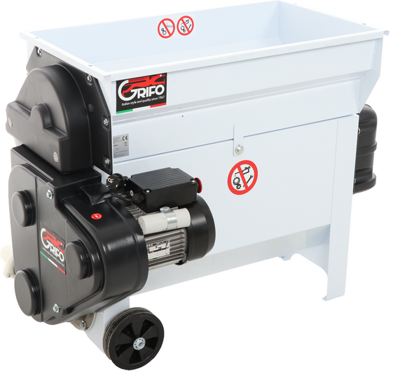 Grifo DVEP20 - Elektrische Abbeermaschine mit Wanne - Mit Schutzvorrichtungen