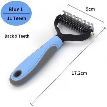 Fusion Finds Professional Pet De Shedding Brush Undercoat Rake & De Matting Comb For Dogs And Cats l
