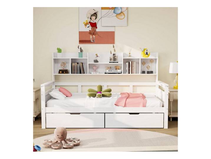 LuxusKollektion Stauraumbett Tagesbett 90x200 cm mit Stauraum