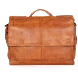 Spikes & Sparrow Leren Laptoptas - Benzo - Brandy (15.60"), Notebooktasche, Braun