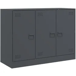 vidaXL Sideboard Anthrazit 99x39x73 cm Stahl
