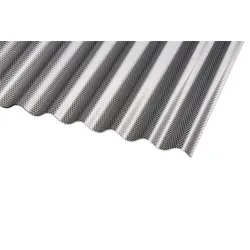 Polycarbonat Wellplatten graphit Wabenstruktur Sinus 76/18 2,6 mm – Hagelsicher 1045 x 7000
