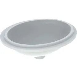 Geberit VariForm Unterbauwaschtisch oval, 420x330mm, ohne Hahnloch, ohne Überlauf, 500.751.01.2, Farbe: Weiß