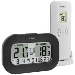 TFA Dostmann Funk-Thermometer COOL@HOME Funk-Thermometer digital Schwarz 30.3046.01