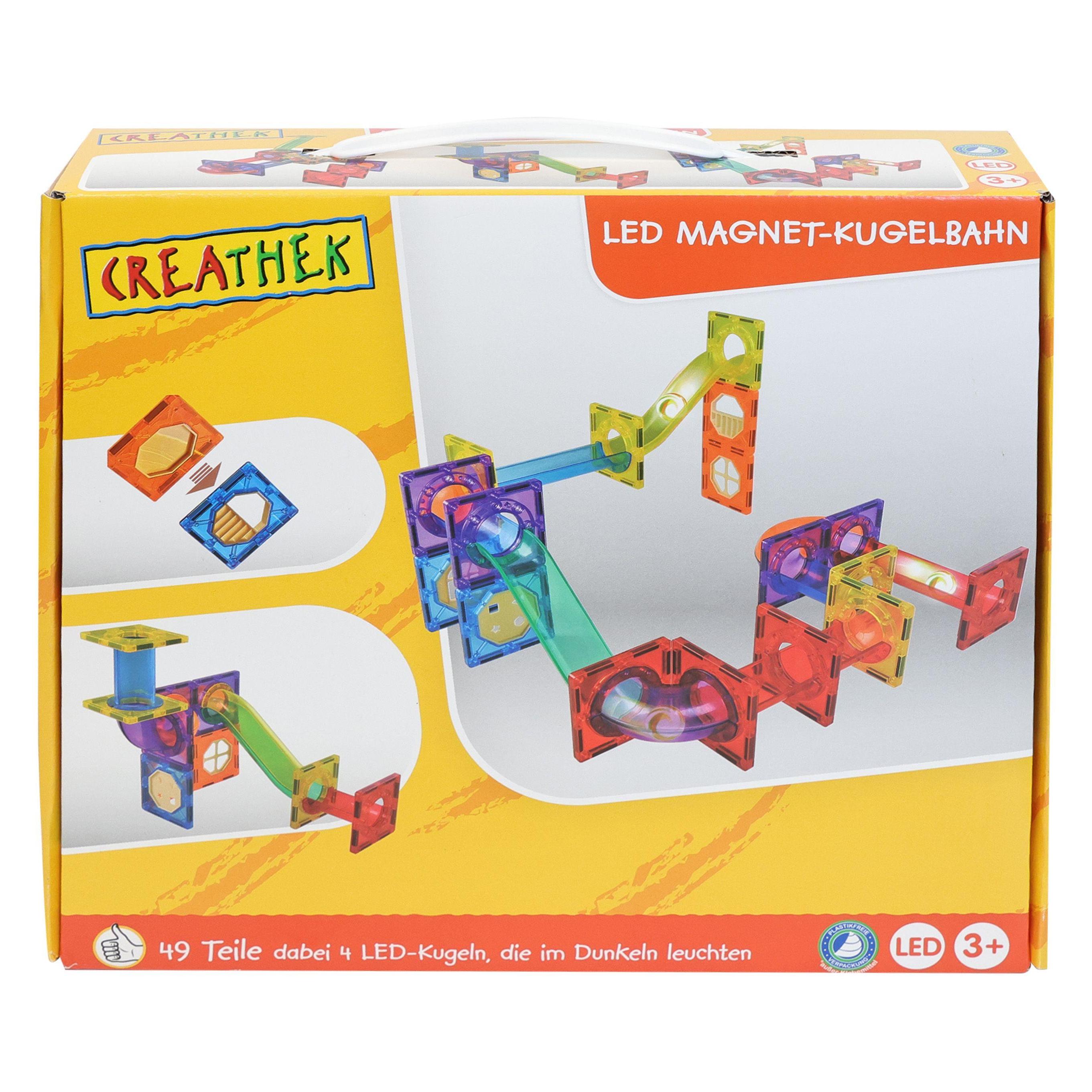 Creathek LED Magnet Kugelbahn, 49 Teile (0041512555)