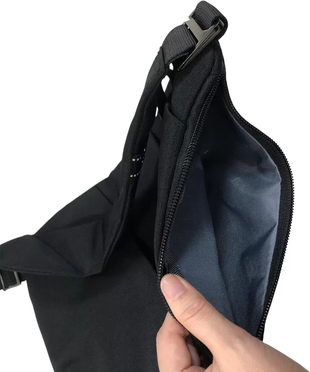 INF Schwarze Tasche für die linke Schulter