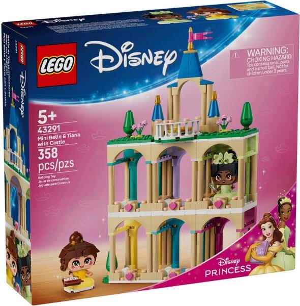 LEGO® Disney 43291 Die Mini-Prinzessinnen Belle und Tiana mit ihrem Schloss