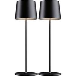 Paulmann 4064161334714 Gilo LED-Akku-Tischlampe 2.8 W Schwarz (matt)