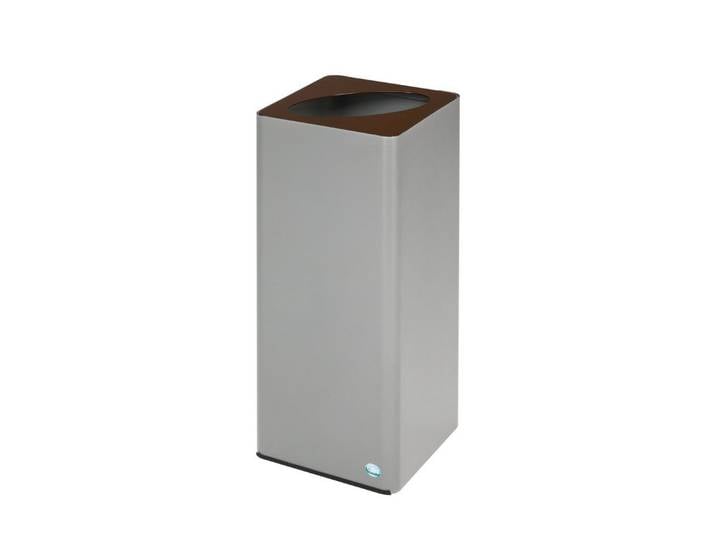 PROREGAL® Mülleimer Robuster Wertstoffsammler 70L 70x32x32cm Braun