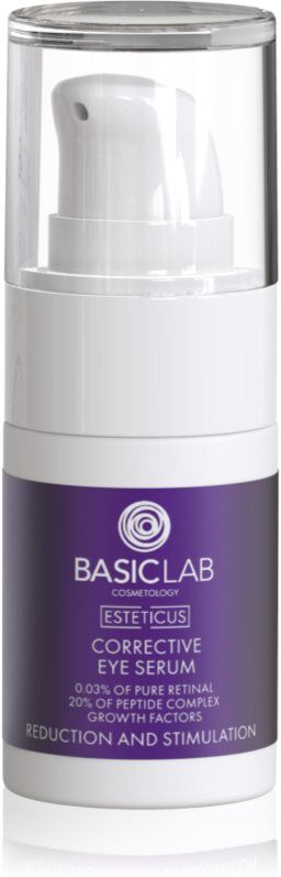 BasicLab Cosmetology Esteticus rejuvenating eye serum with firming effect 15 ml