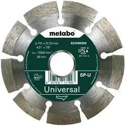 Metabo Diamant Trennscheibe 115x22,23 Universal Winkelschleifer (624306000)