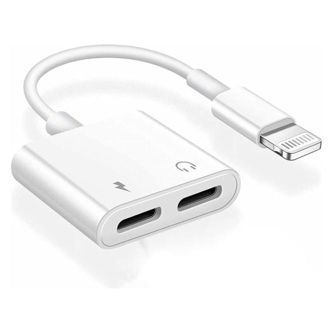 SIGN Adapter Lightning to Double Lightning, 5V, 2A, 10cm - Charge and Listen (SN-IPHL)