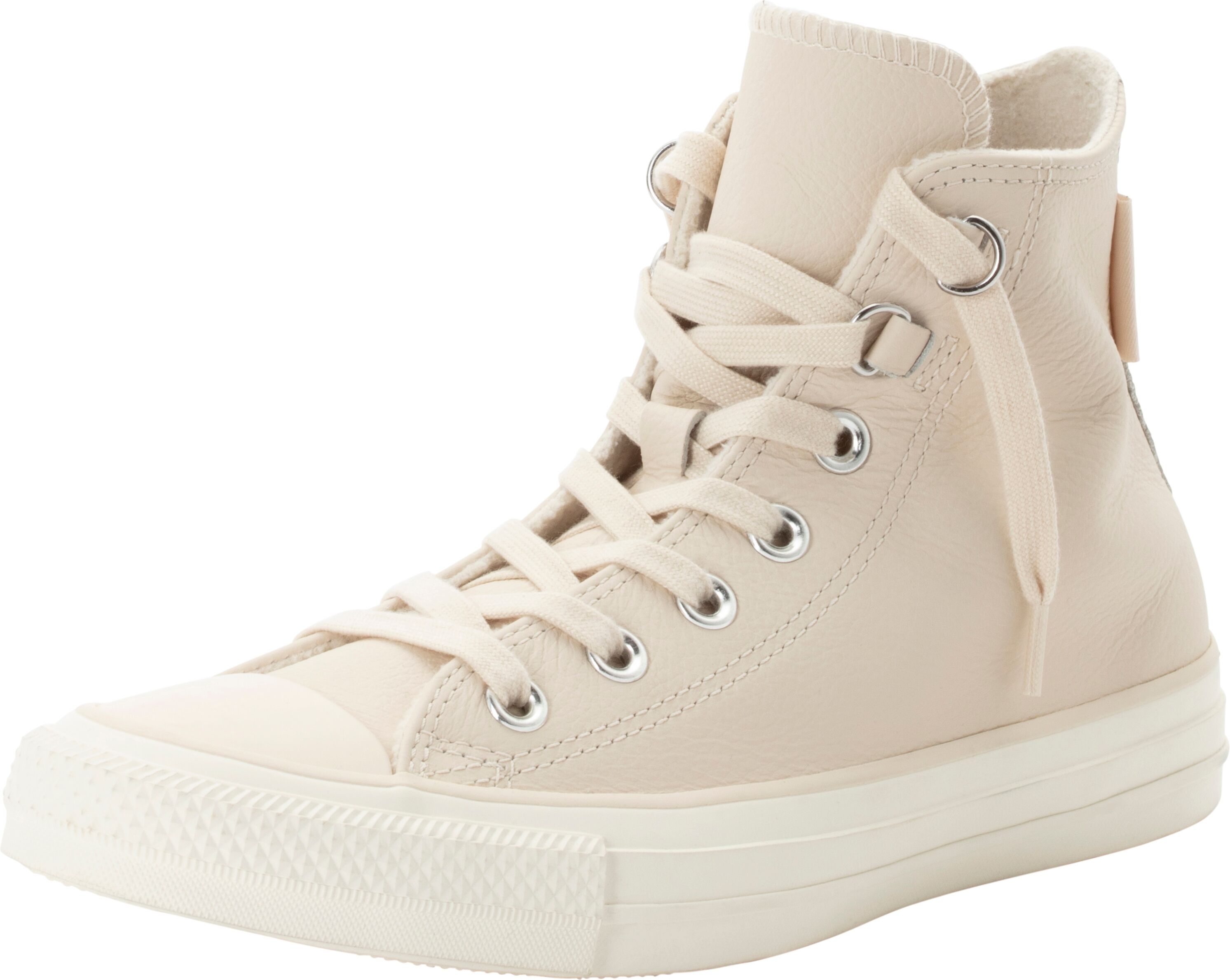 Sneaker CONVERSE "CHUCK TAYLOR ALL STAR LEATHER", Damen, Gr. 36, beige (light dune, egret, light dune), Leder, Schuhe Sneaker light dune, egret, light dune 36