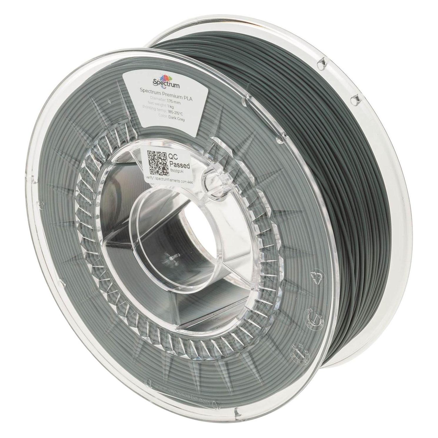 Spectrum Filament (PLA, 1000 g, 1.75 mm) (PLA.SP.Prem.darkgrey.175)