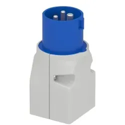 Schneider Electric PKZA202 Adapterstecker PK, CEE, 2 Steckdose, für Italien, 16A, 2p+E, 230V AC