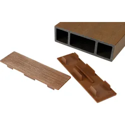 Fiberdeck Brise soleil Endkappe 42x145mm Teak (6 St,) 0 cm