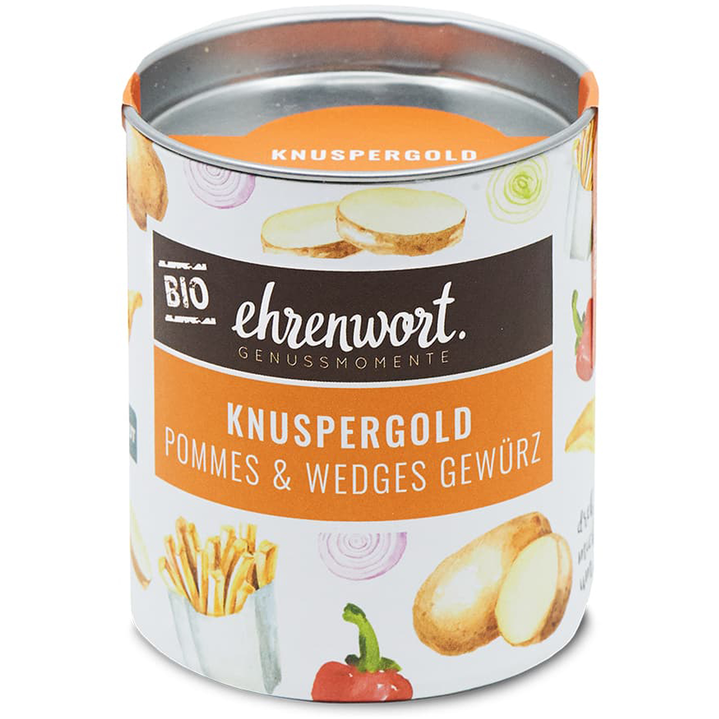ehrenwort Knuspergold Pommes & Wedges Gewürz Trekkingnahrung Größe 65g