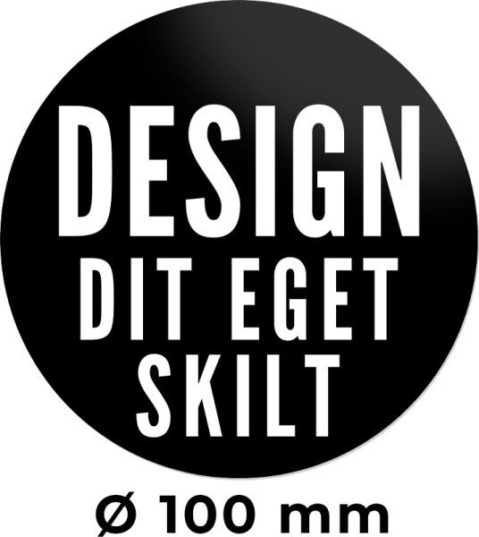 Peleman Skilt   Rund   Ø10 Cm