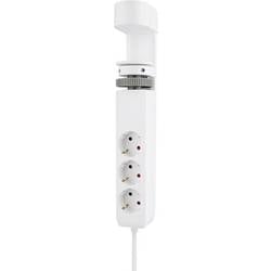 Neomounts DS22-840WH6 Tischsteckdose Weiß Schutzkontakt 1 St.