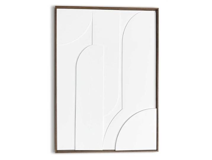 REINDERS Relief Wandbild, Layered Geometrics, Wohnzimmer, MDF, 70 x 50