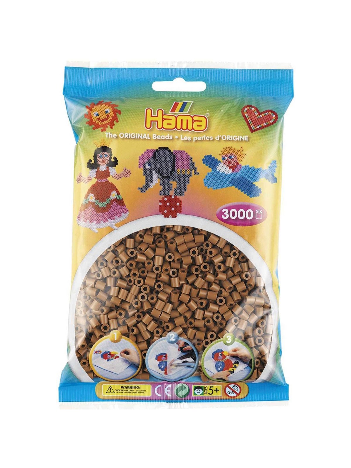 Hama Beads Nougat Brown 3000 pcs