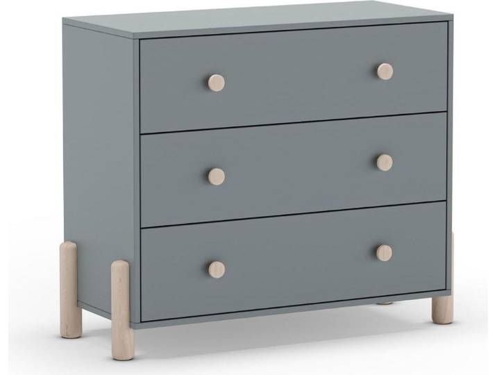 CALICOSY - Commode 3 tiroirs L90 cm - DAPHNÉ