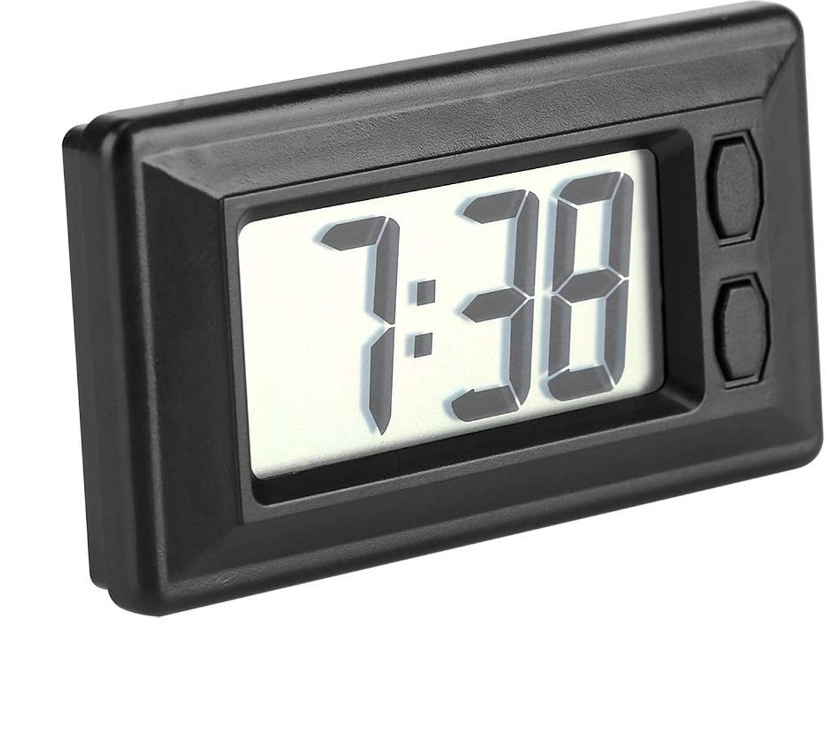 Dailygoods Dailygoody Digitale Auto Klok - Ultrathin LCD Tafelklok met Tijd en Kalender Weergave