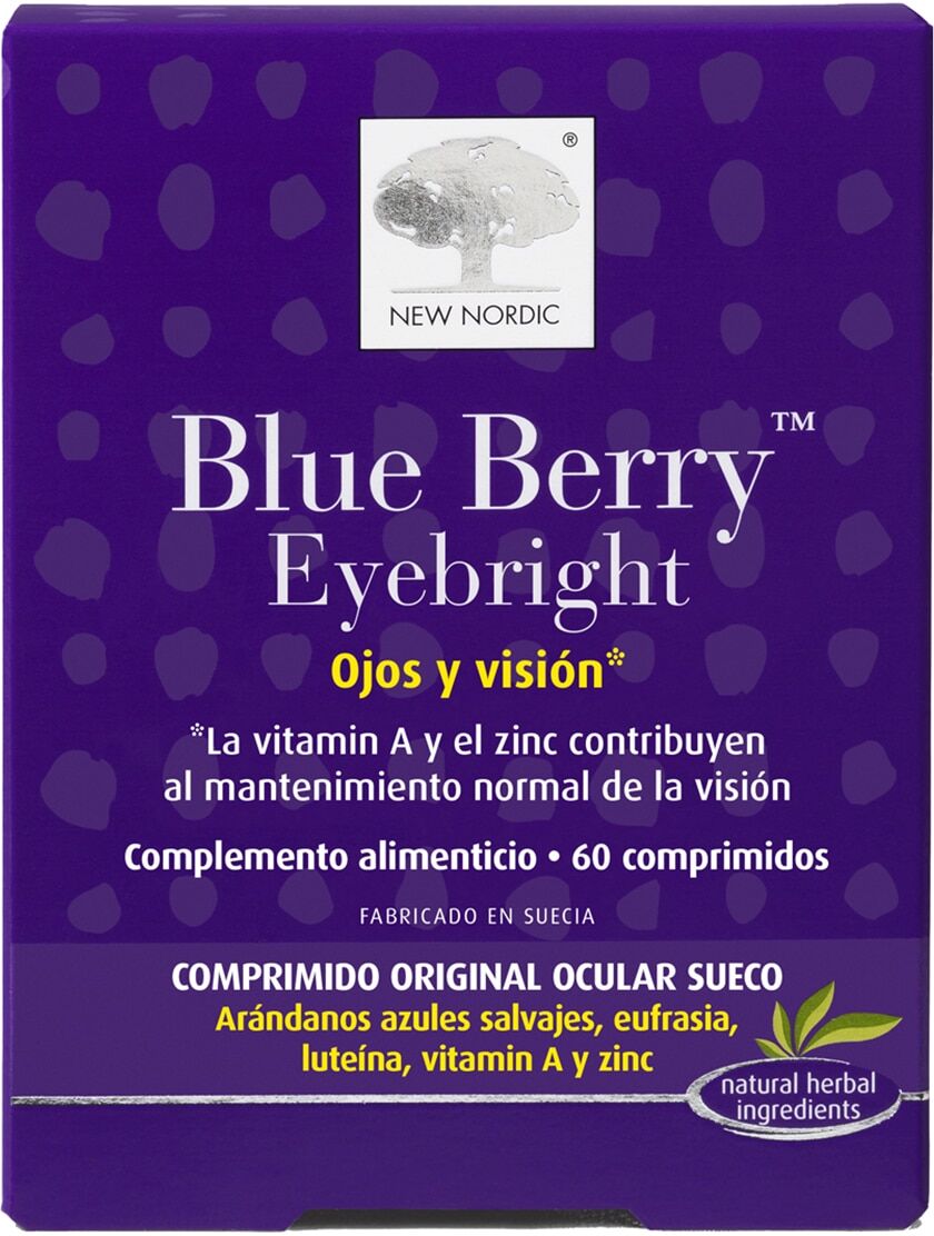 New Nordic 60 Comprimidos Blue Berry Eyebright .