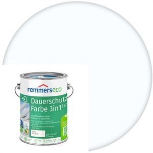 Remmers Holzfarbe Dauerschutz-Farbe 3in1 eco, 2,5l, innen & außen, wetterfest, RAL 9016 verkehrsweiß