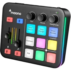 Maono G1 NEO Gaming Audio Mixer, Soundkarte, Schwarz
