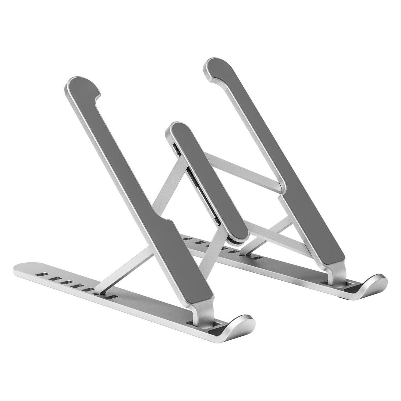 Aisens Soporte De Sobremesa Ajustable Para Portatil Tablet Plata (LPS1M-099)