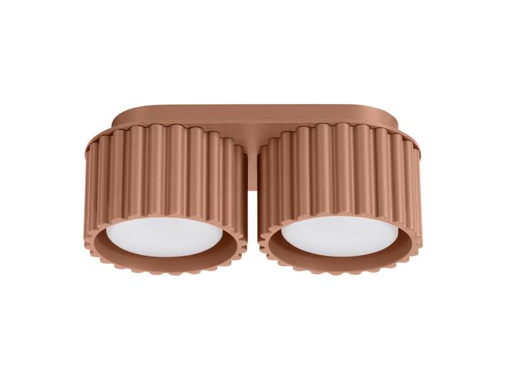 Plafonnier Aluminium Moka Gx53 2 Aura