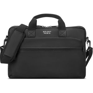 Delsey-Paris Laptoptasche Maubert 2.0 WP schwarz, wasserabweisend, recyceltes PET, bis 13,3 Zoll