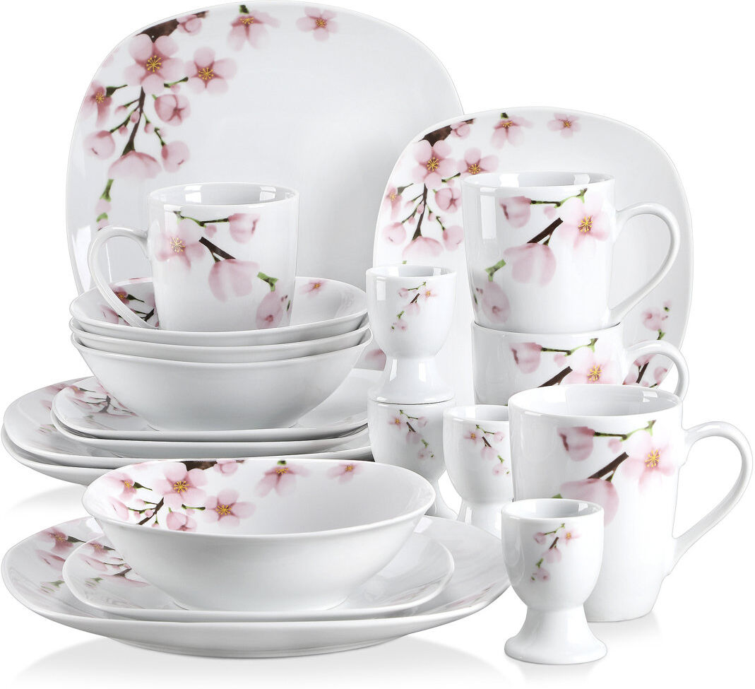 Vancasso 20 Piece Dinnerware Set, Service for 4 White 20