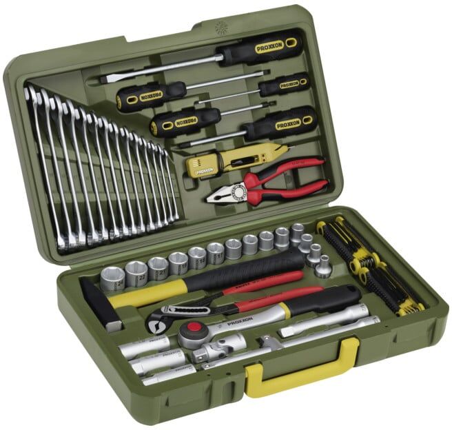 Coffret à outils Proxxon Industrial 23650, avec un assortiment de 47 pièces pour l'atelier (23650)