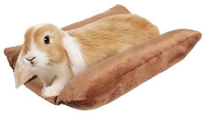 Uplift Essentials Thickened Soft Double Sided Bunny Bed Mat brown